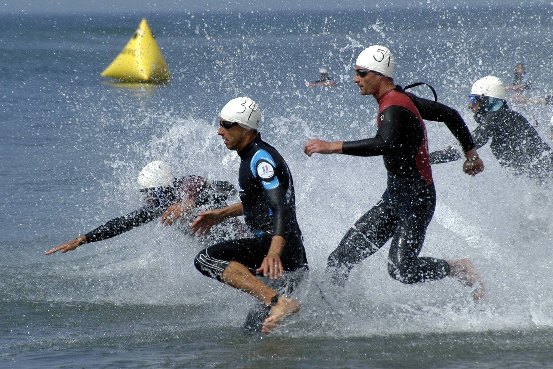 Triathlon-Wettkampfregeln: Schwimmen