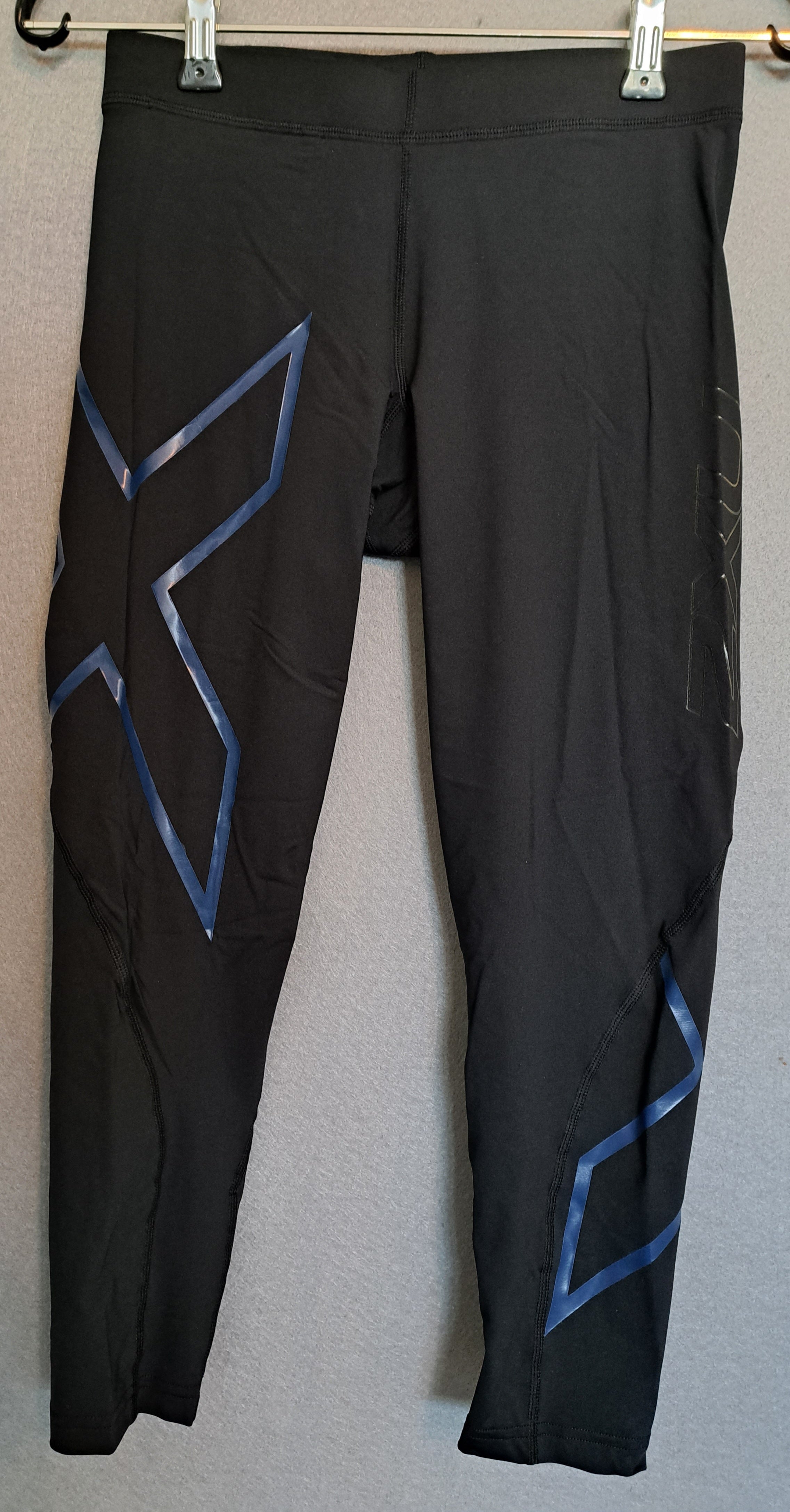 2XU Core Compression 7/8 Tights, Laufhose, Damen, Black/Shadow Blue