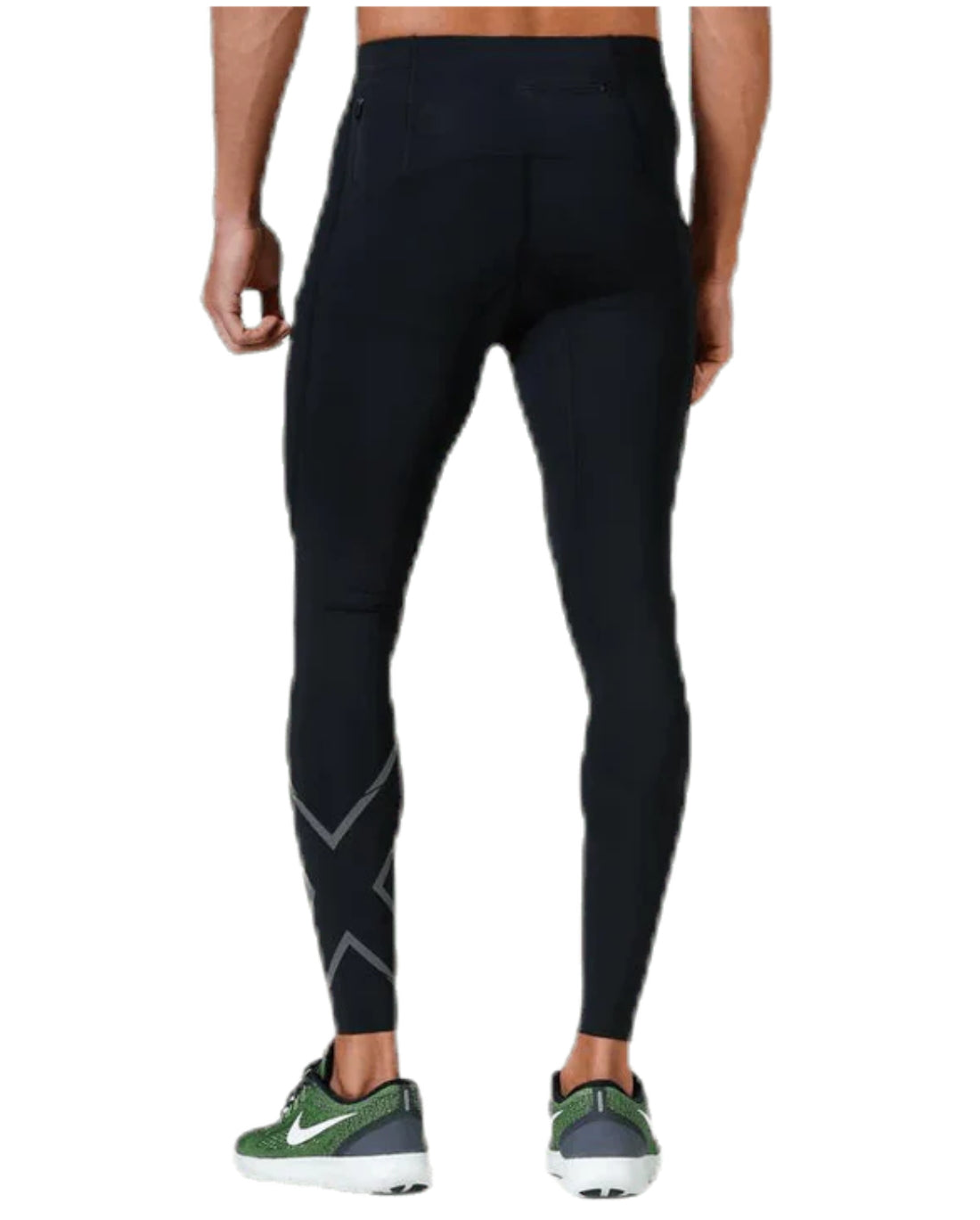 2XU MCS Run Compression Tights, Herren, Laufhose, black/black reflective