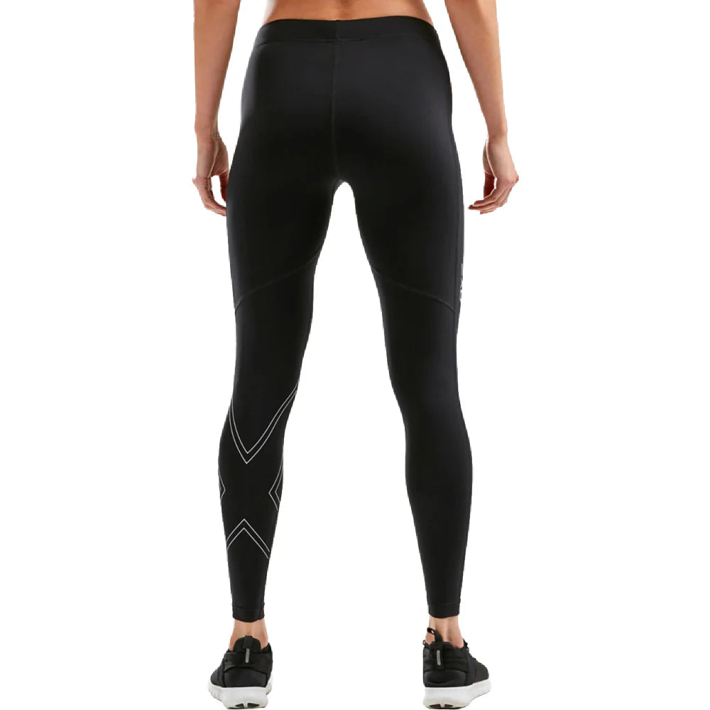 2XU ASPIRE Compression Tights, Damen, Black/Silver