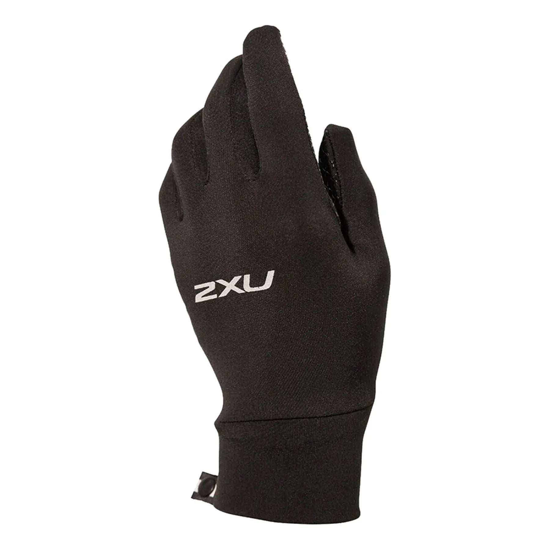 running-handschuhe damen 2XU Run Glove, Handschuhe, Damen, Black/Silver