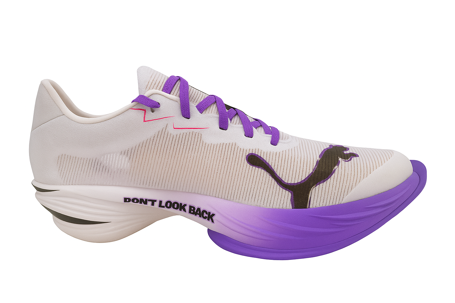 Puma FAST-R NITRO Elite 3, Laufschuhe, Damen, Puma White/Dark Amethyst