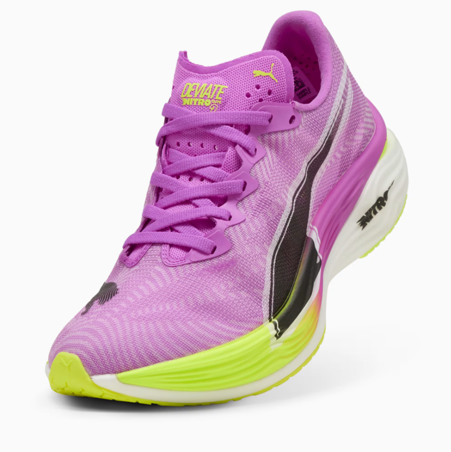 Puma Deviate Nitro Elite 3, Laufschuh, Damen, Pure Magenta-Yellow Alert