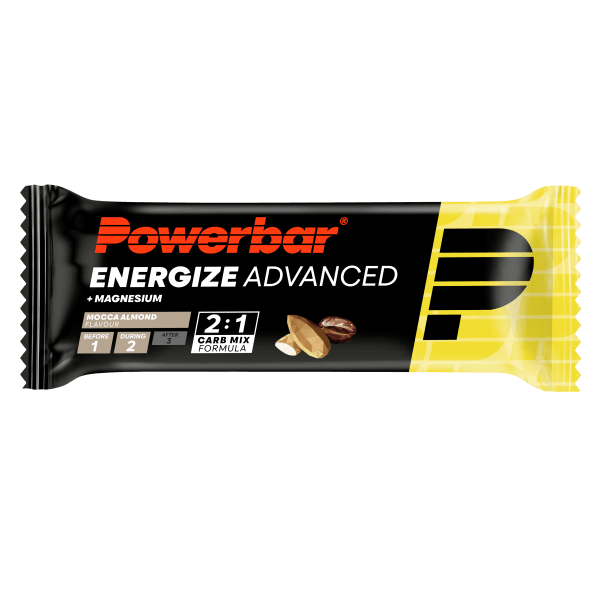 Powerbar Energize Advanced Riegel, Mocca/Mandel, 55g