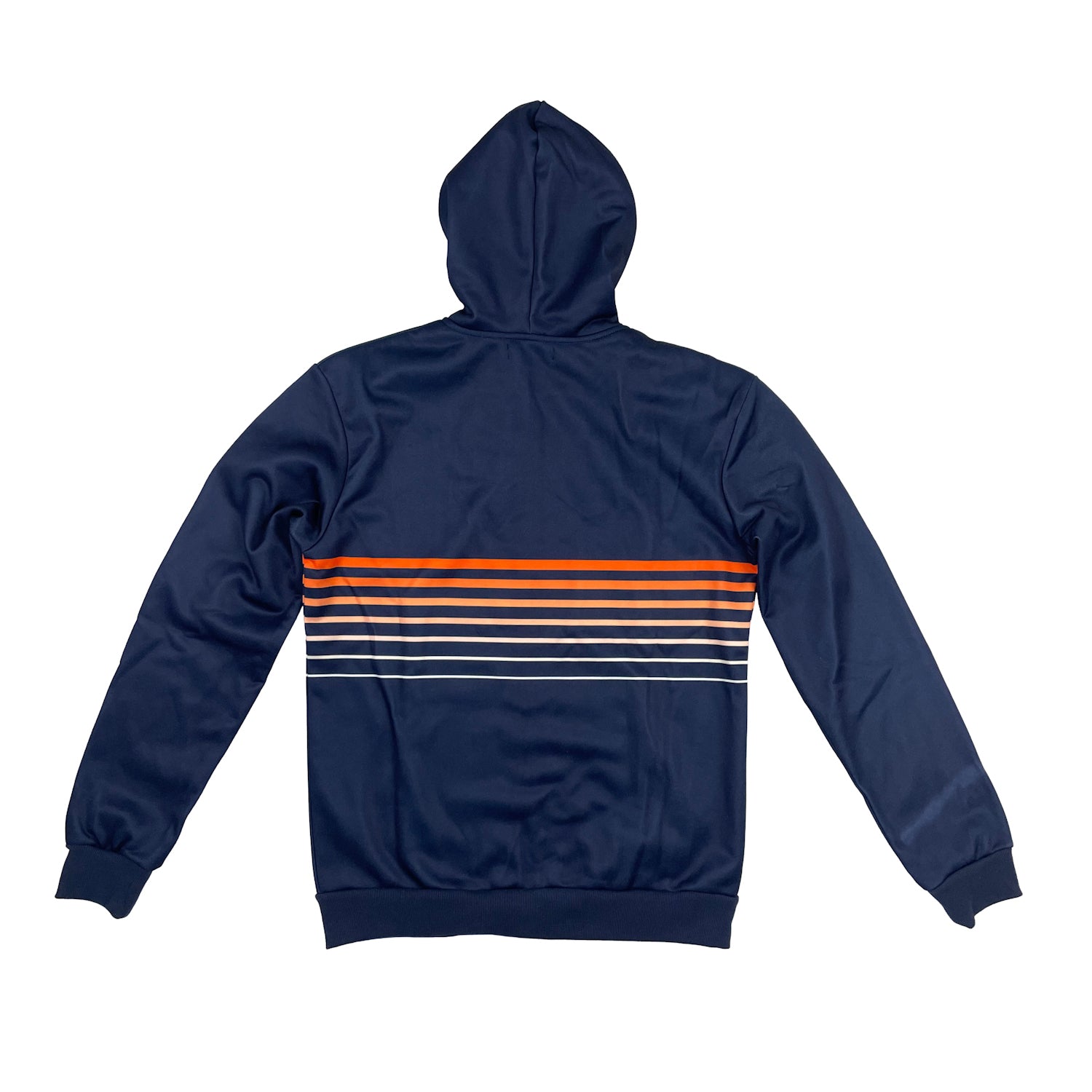 Trinovate Essential Hoodie, blau-orange, hinten