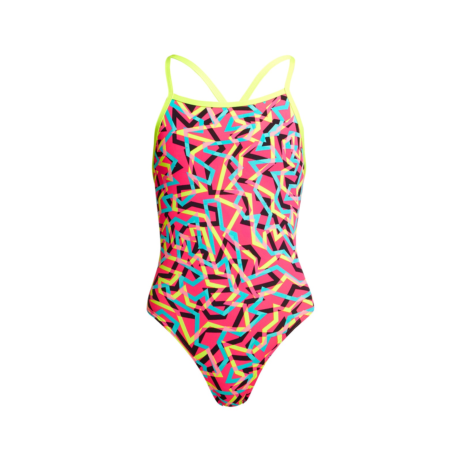 Way Funky Funkita Tie Me Tight One Piece Party Popper, Badeanzug, Kinder