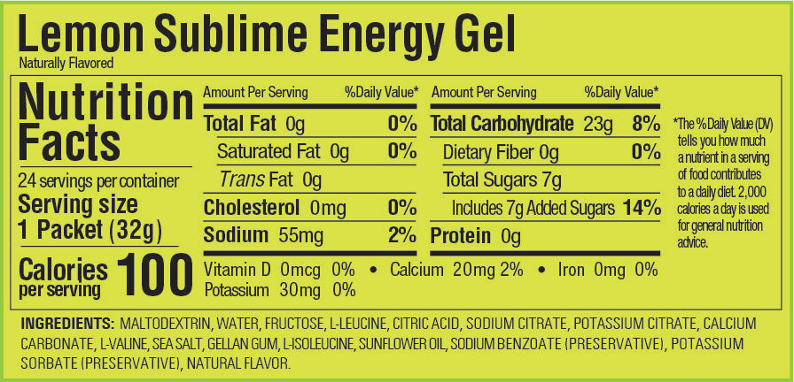 GU Energy Gel 32g Lemon Sublime