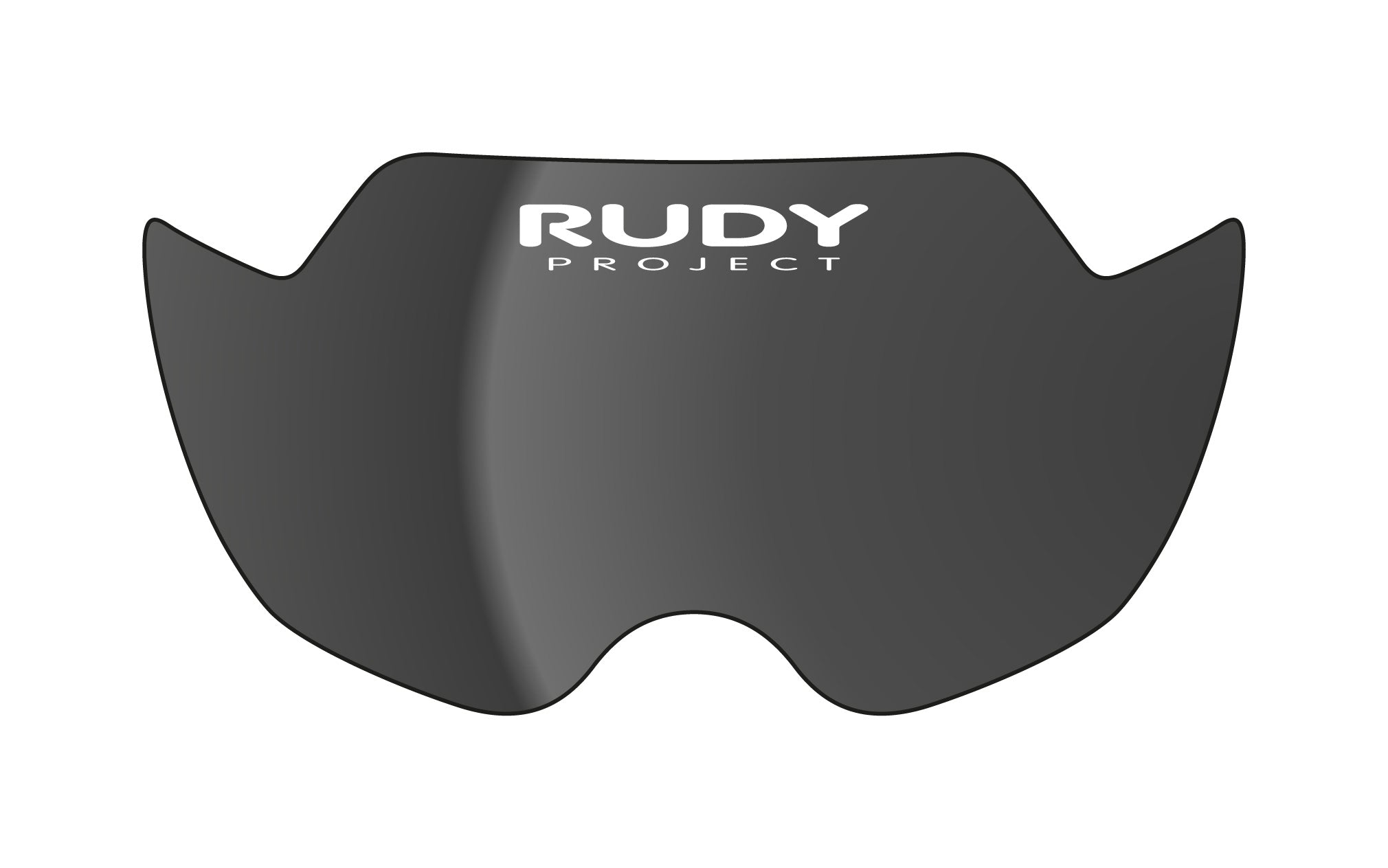 Rudy Project The Wing Removable Opt. Shield, Multilaser Black, Fahrradhelmvisier, schwarz