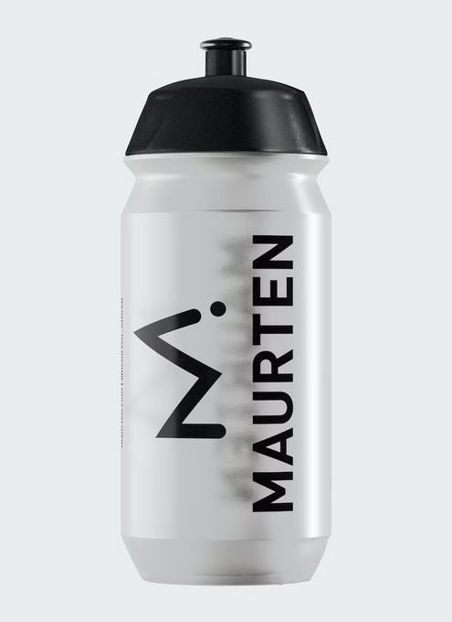 Maurten Trinkflasche, transparent/schwarz, 500ml