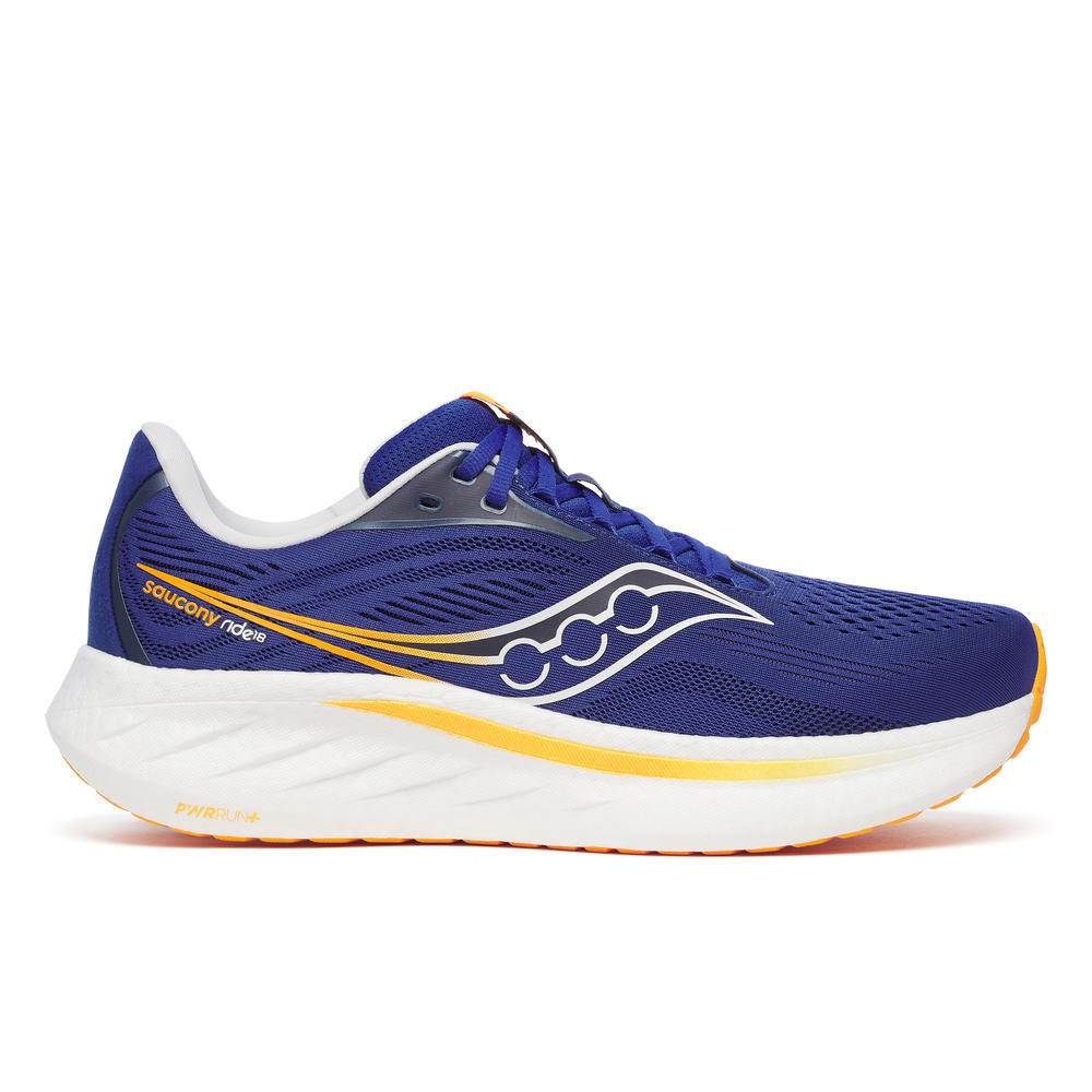 Saucony Ride 18, Laufschuh, Herren, Azurite/Peel