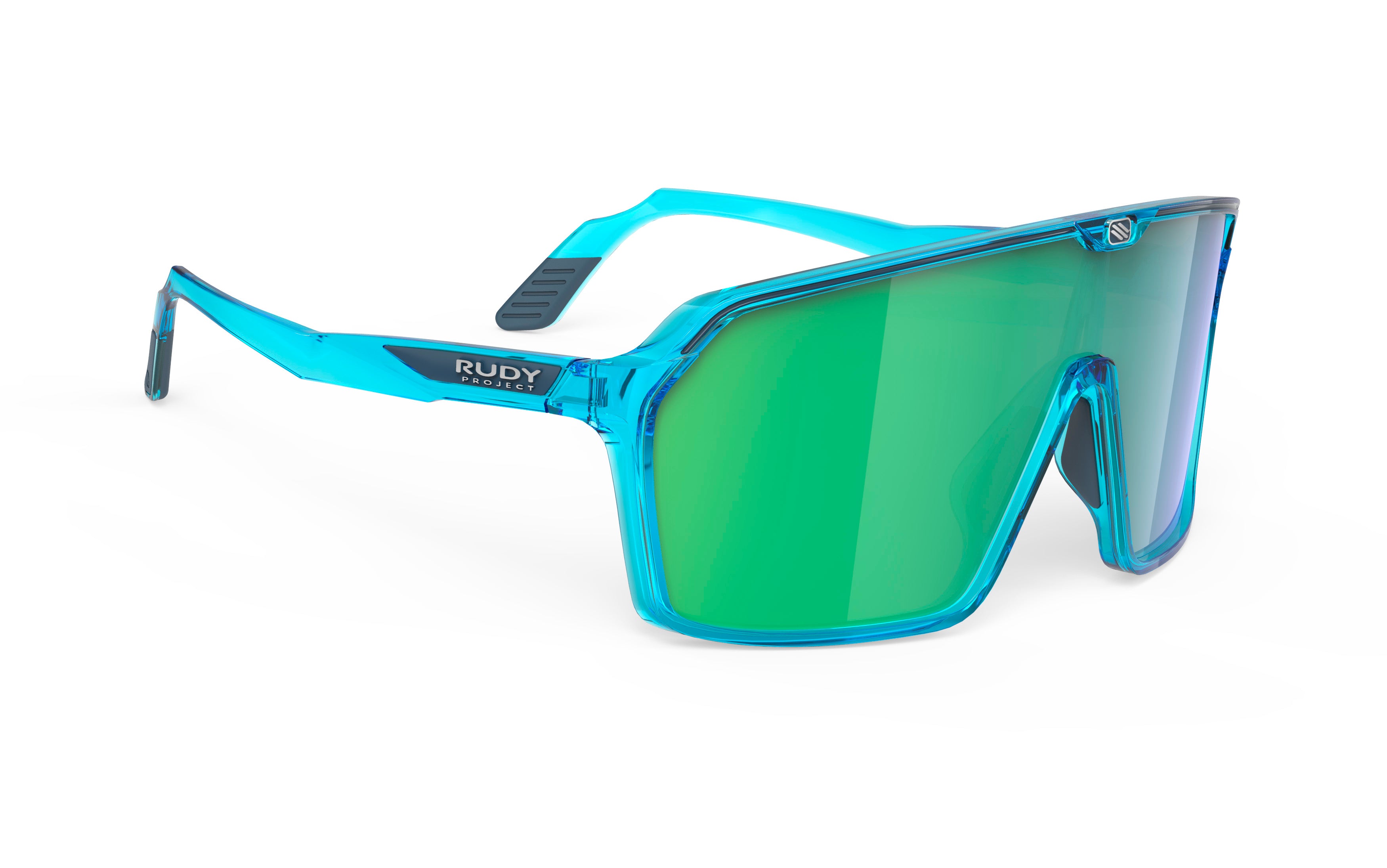 rudy fahrradbrille RUDY Project Sun.Spinshield Crystal Azur