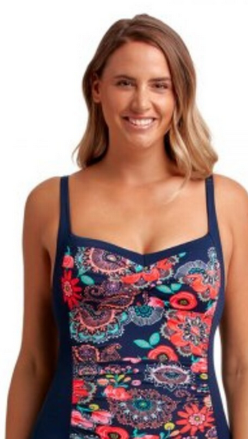 Way Funky Funkita Ruched Tankini Silk Queen, Badeoberteil, Damen