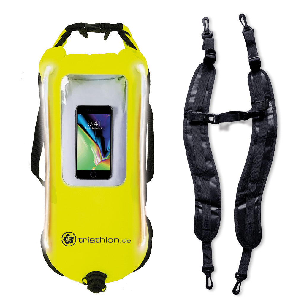 triathlon.de Swim & Safety Buoy, Ultimate, neon yellow