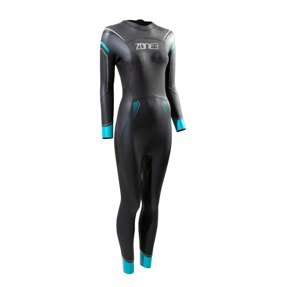 Tester Zone3 Women's Azure 2.0 Wetsuit, Neoprenanzug, Damen, Black/Blue