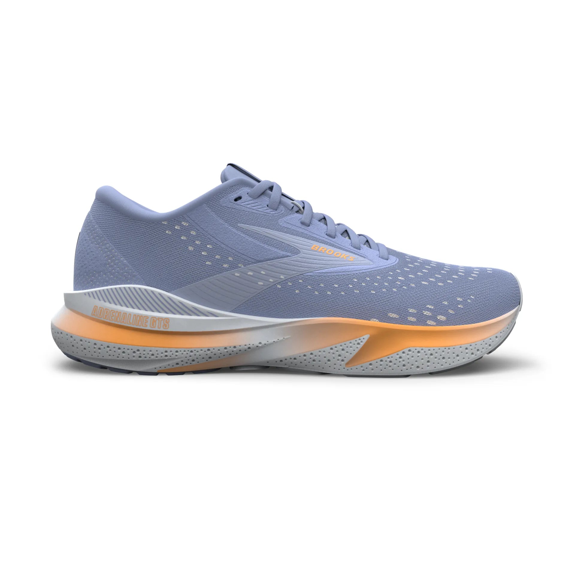 Brooks Adrenaline GTS 24, Laufschuhe, Damen, Blue Heron/White/Orange