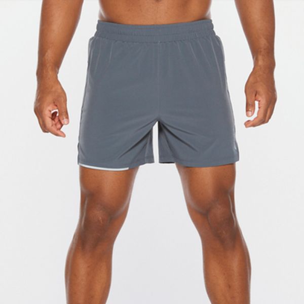 2XU X-VENT 5 Inch Shorts, Herren, Turbulence/Silver Reflective