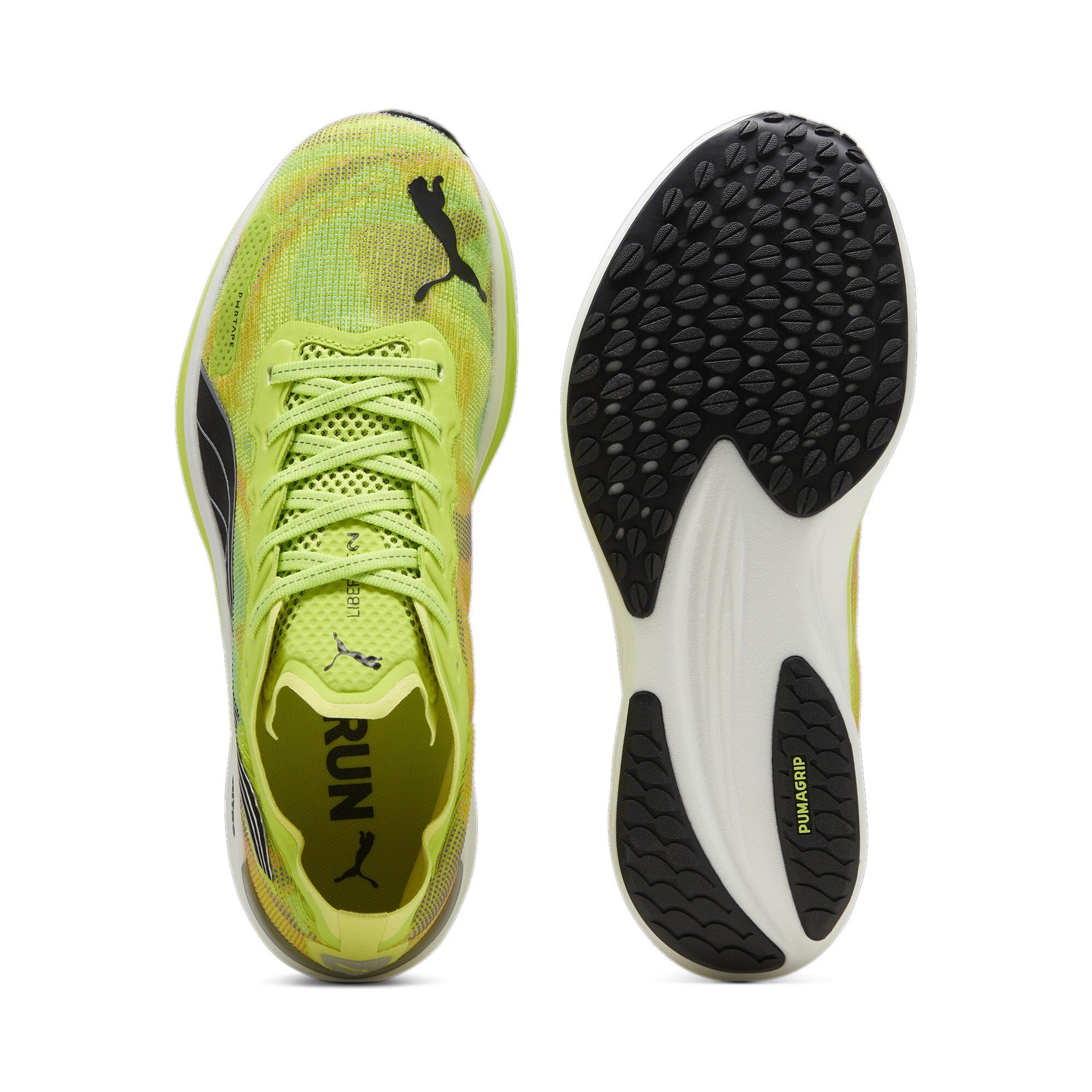 Puma Liberate Nitro 2, Herren, Psychedelic Rush/ Lime Pow-PUMA Black