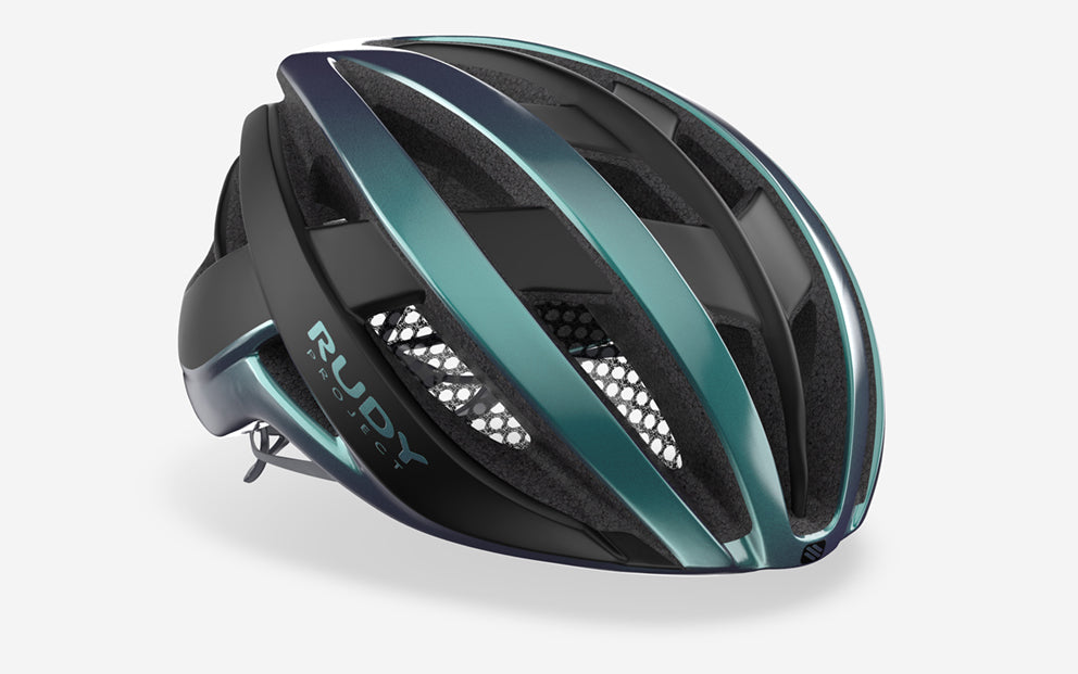 RUDY Project Venger, Radhelm, Iridescent Blue Shiny/Black Matte