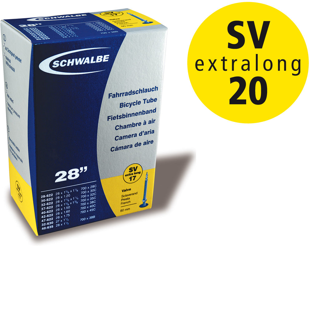 schwalbe schlauch nr 20 rennrad extra leicht Schwalbe Schlauch Renn leicht, 60mm, SV20 Ventil