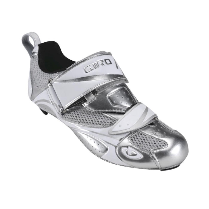 Giro Fahrradschuh Facet Tri, Damen, weiß/silber
