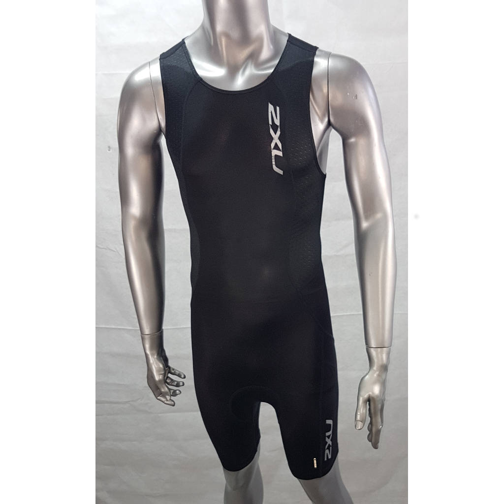 2XU Comp Trisuit, Backzip, Herren, schwarz, Größe XS