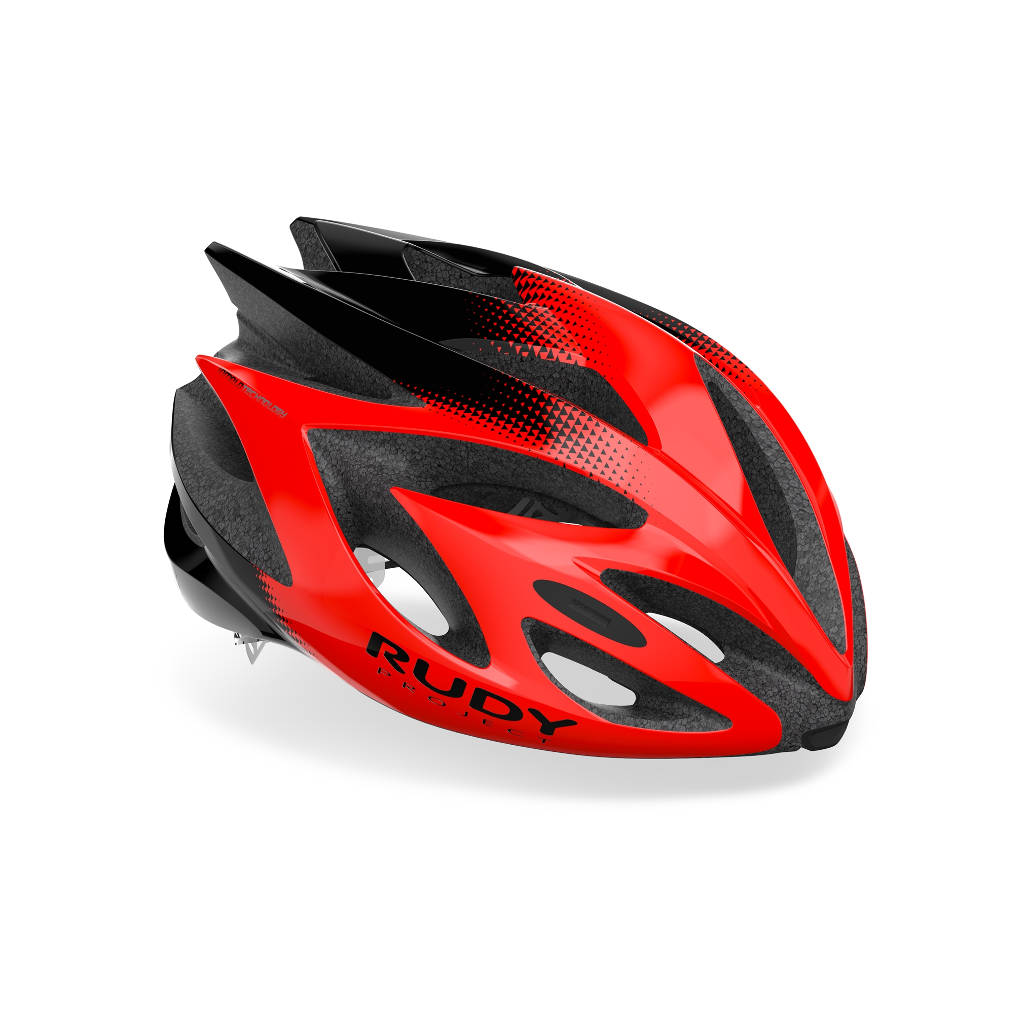 fahrradhelm schwarz rot RUDY Project Rush, Radhelm, red