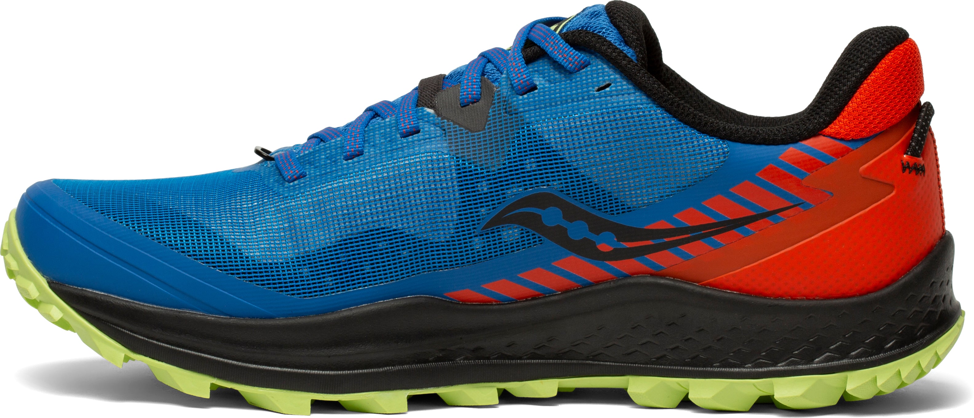 Saucony Peregrine 11, Herren, royal/space/fire, blau/feuerrot