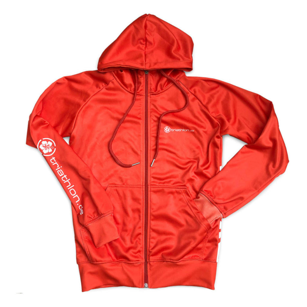 triathlon.de Hoodie, Herren, rot