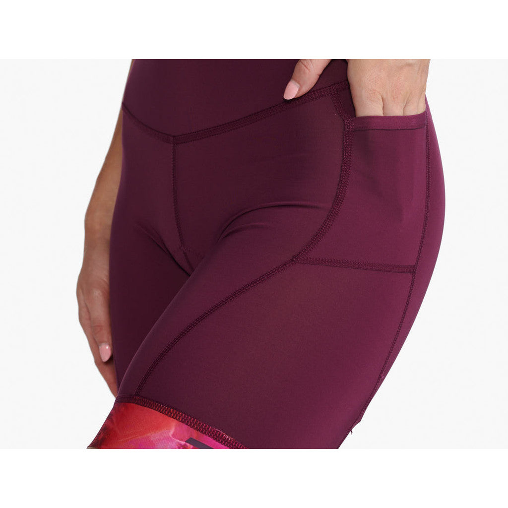 2XU Core 7 Inch Tri Short, Damen, mulberry/festival, brombeere/pink