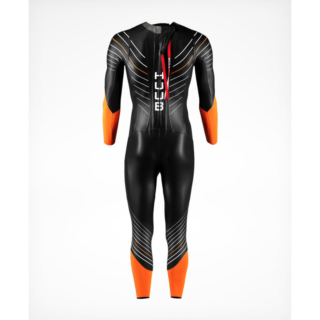 Tester Huub Araya 2:4, Neoprenanzug, schwarz/orange, Damen, 2024