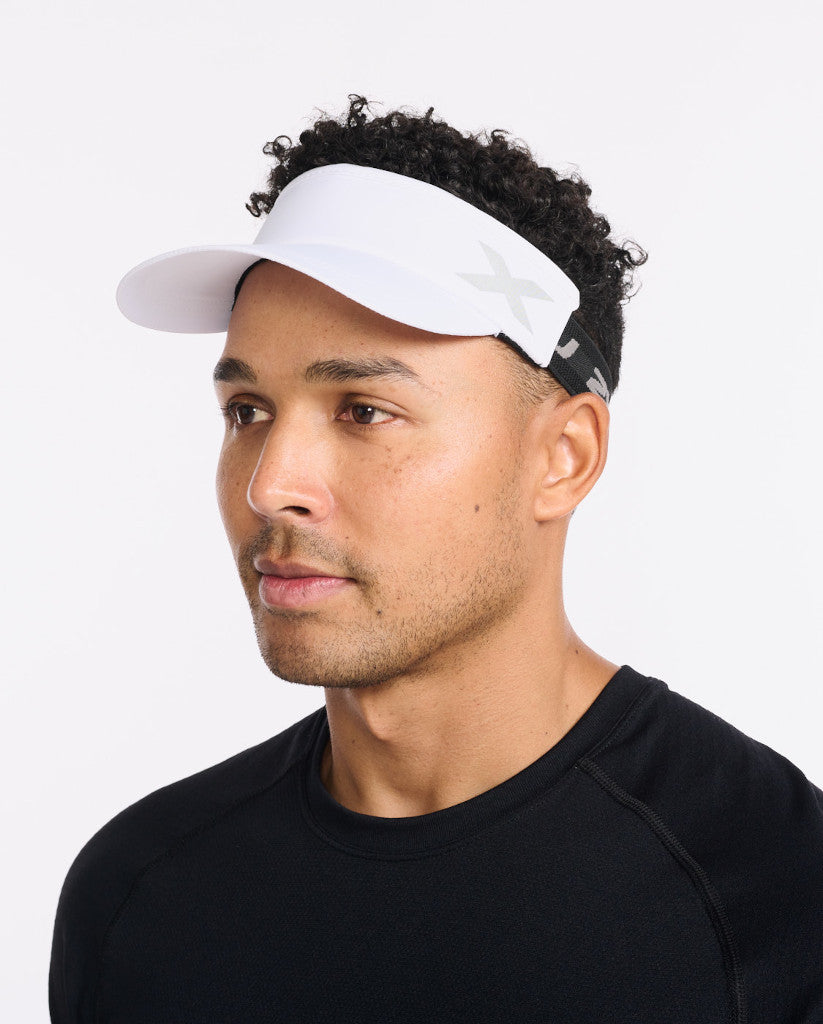 2XU Performance Visor, Unisex, weiß