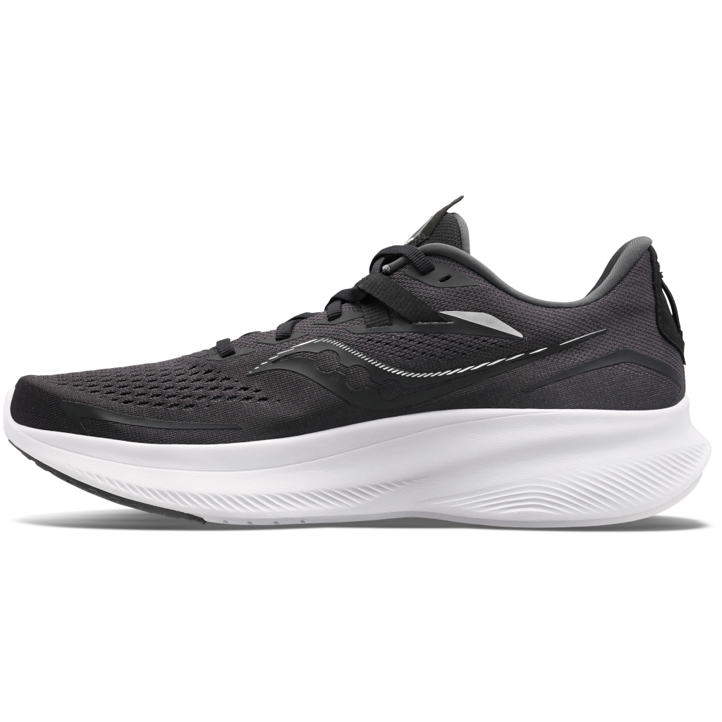 Saucony Ride 15, Herren, black/white, schwarz/weiß