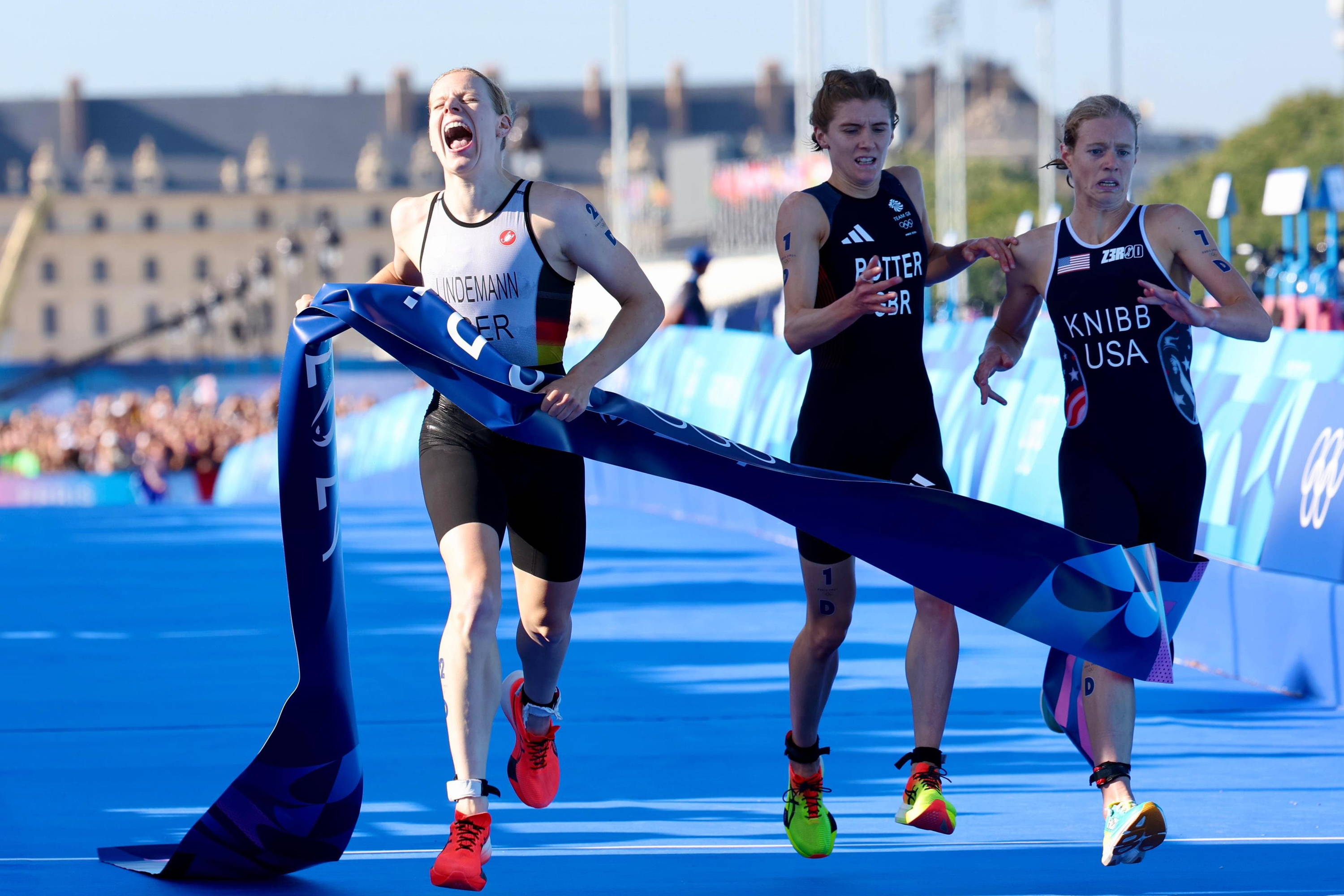 OLYMPISCHER TRIATHLON MIXED SATFFEL: GOLD FÜR DEUTSCHLAND