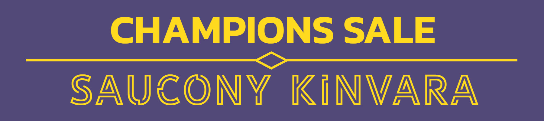 CHAMPIONS SALE: Saucony Kinvara