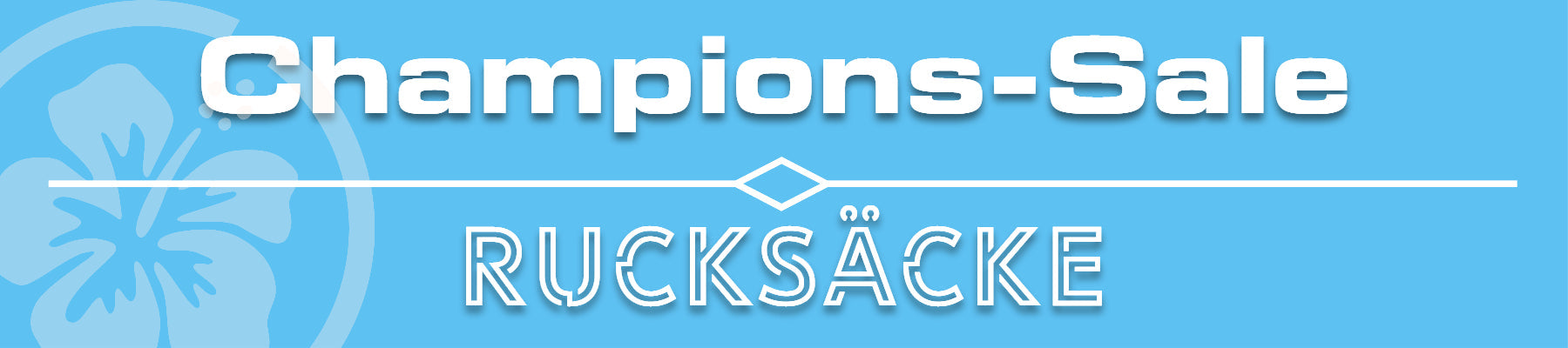CHAMPIONS-SALE: Rucksäcke