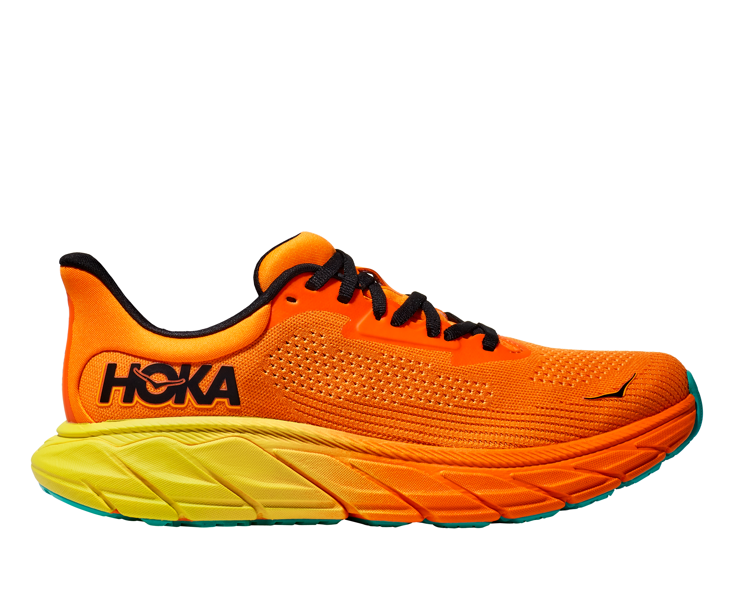 Hoka Arahi 7, Laufschuh, Damen, Electric Tangerine/Black