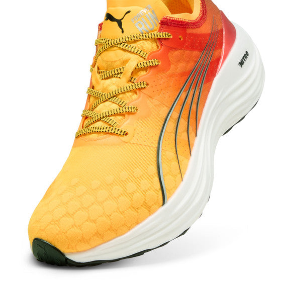 Puma ForeverRun NITRO, Laufschuhe, Herren, Sun Stream-Sunset Glow-PUMA White