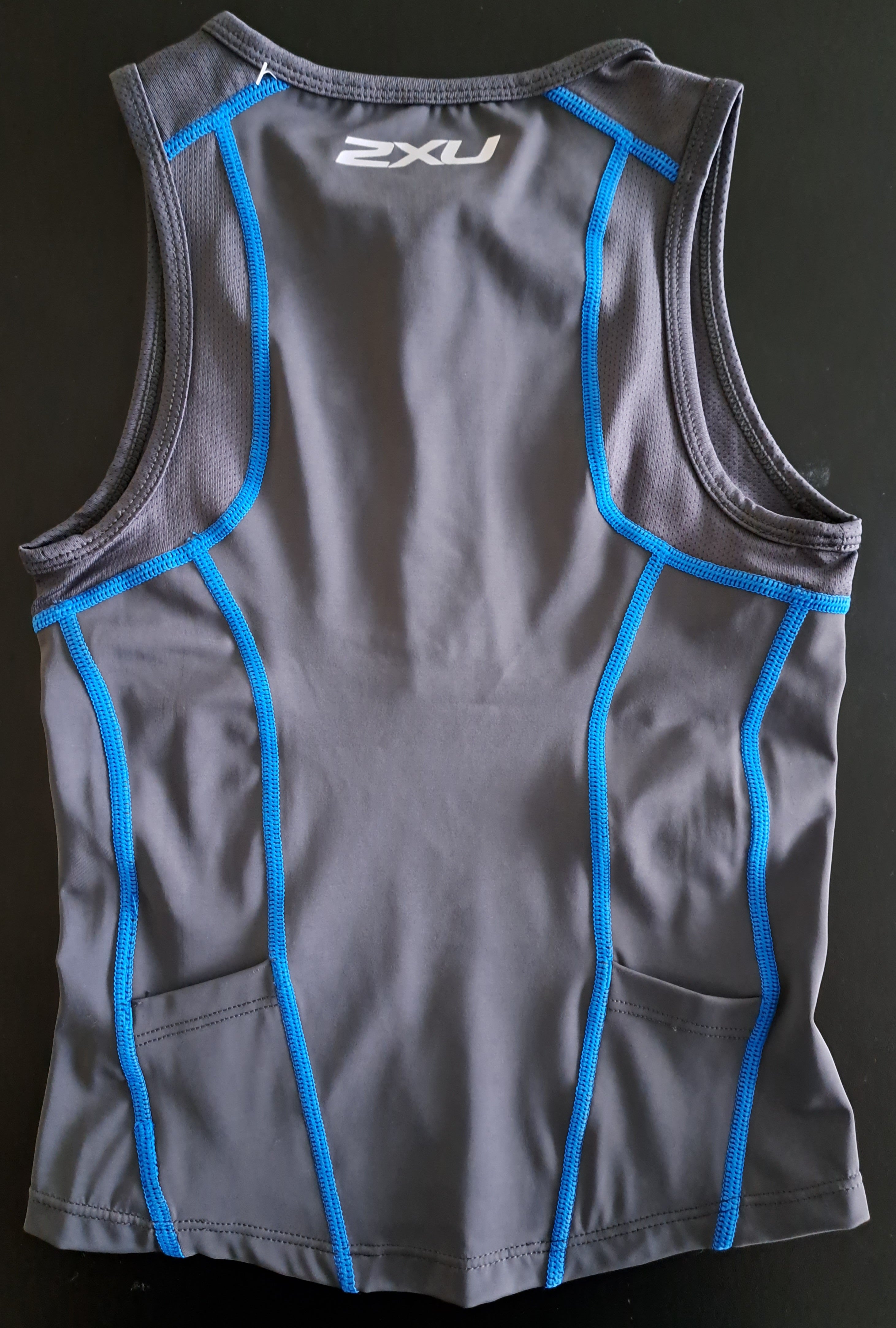 2XU Active Youth Tri Singlet, Kinder, Indian Ink/Chrom