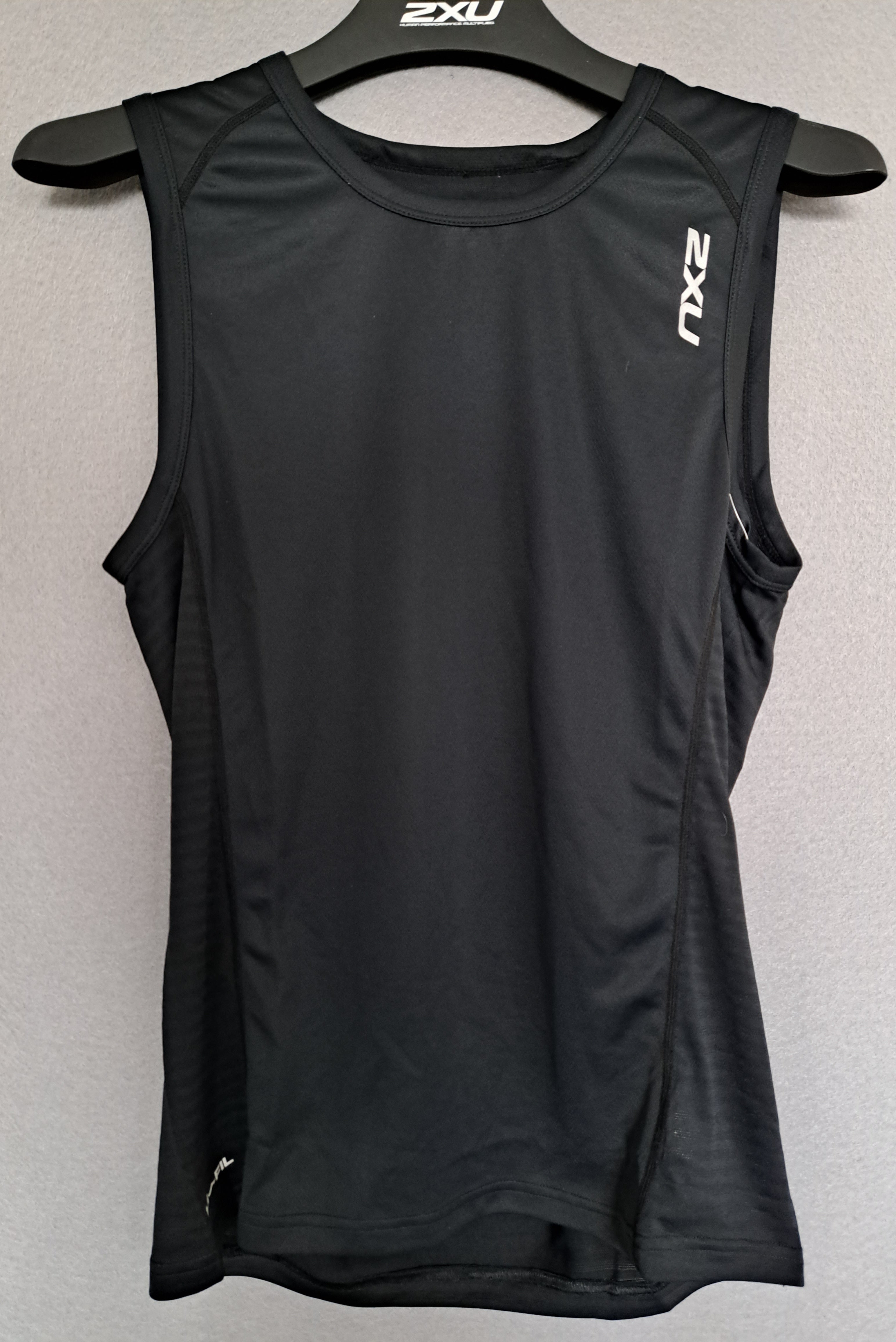 2XU XVENT Tank, Herren, Black/Black