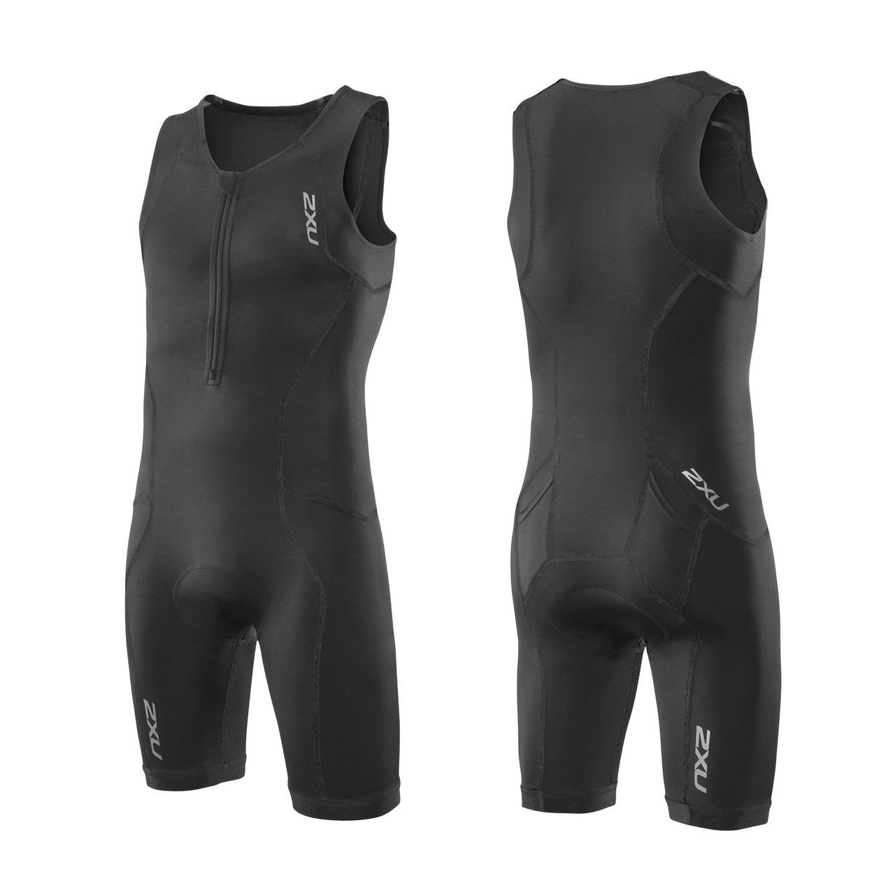 2XU Active Youth Trisuit, Jungen, Black/Black