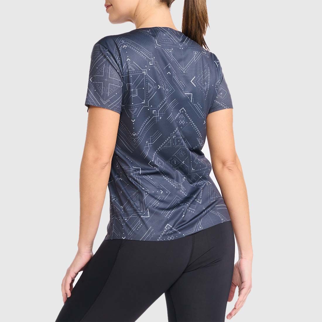 2XU Light Speed Tee, T-Shirt, Damen, Tech Bandana/Ink Reflective