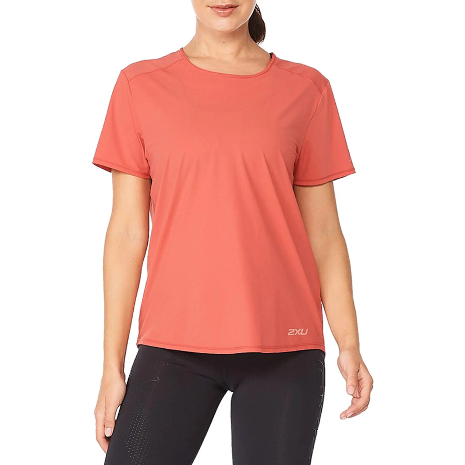 2XU Motion Mesh Tee, T-Shirt, Damen, Cranberry/Rosette