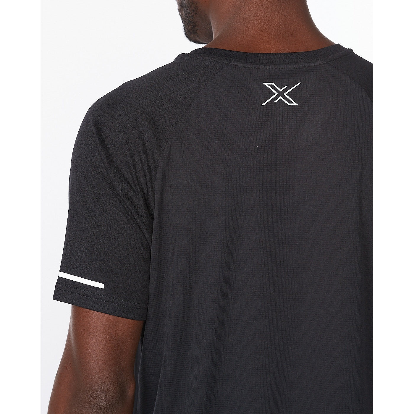 2XU Active Run Top, Herren, Black/Silver