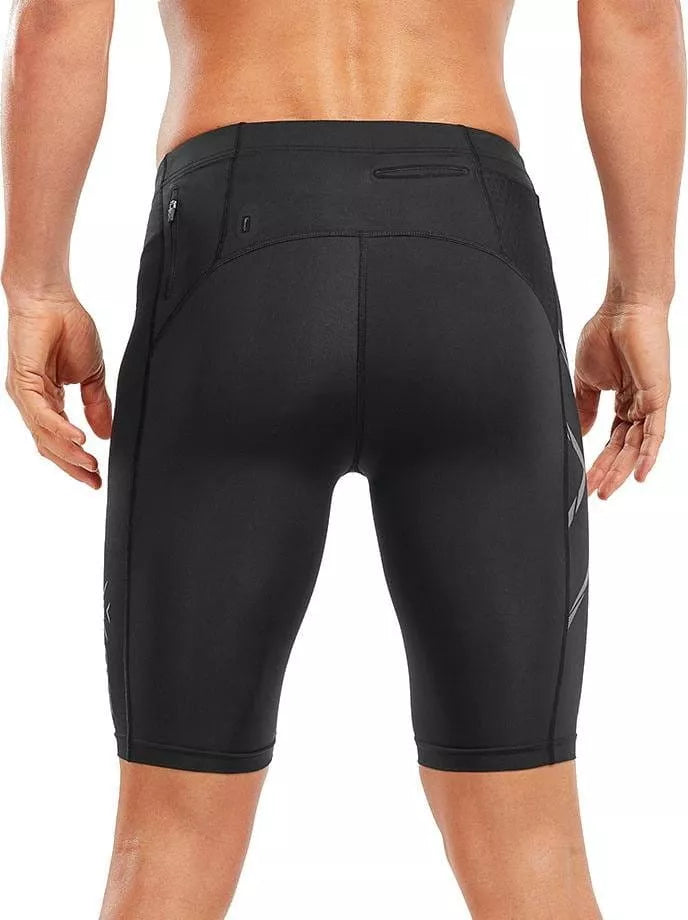 2XU Light Speed Compression Shorts, Herren, Black/Black Reflective