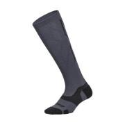 2XU VECTR L.Cush Full Length Socks, Titan/Black