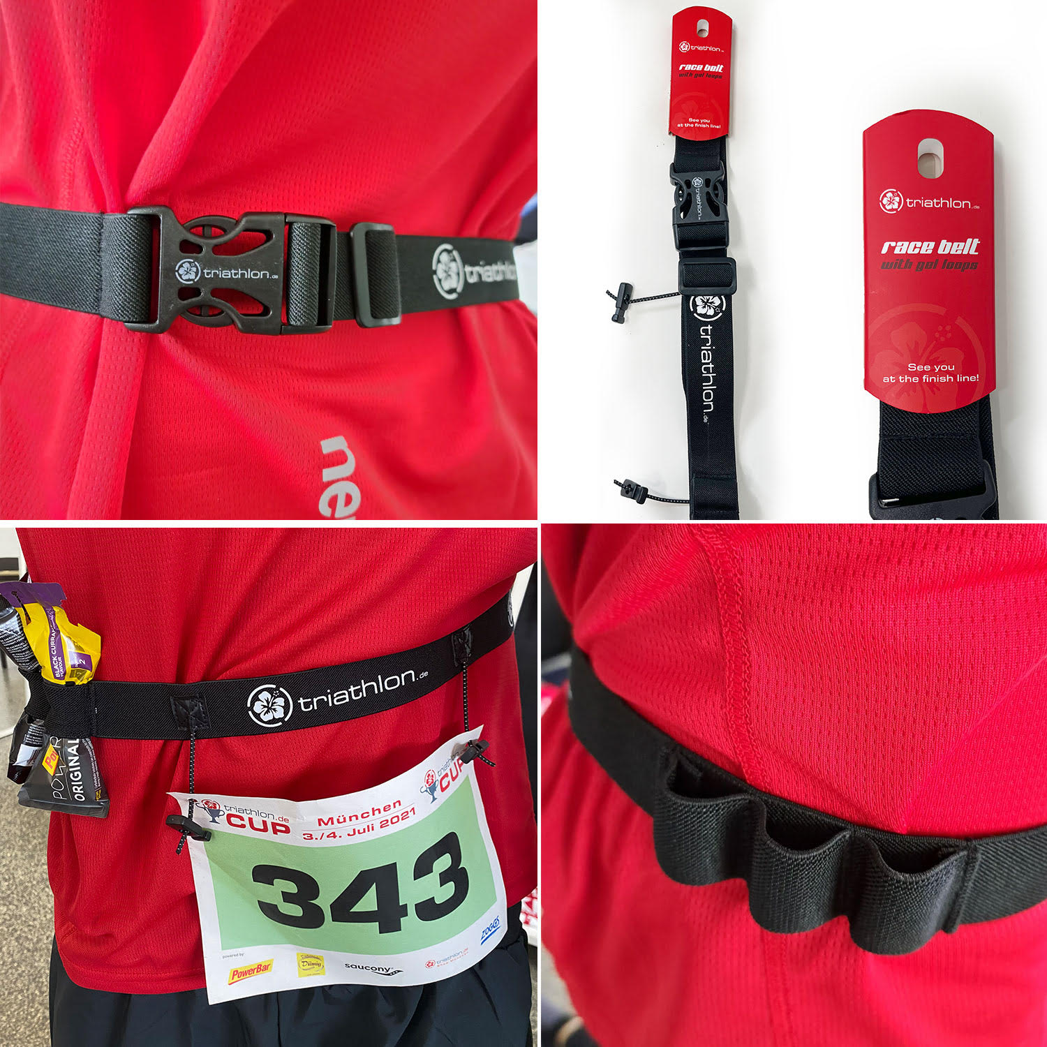 ZAOSU Triathlon Startnummernband – Elastisch, Stufenlos Verstellbar & Mit Steckverschluss Für Läufer & Triathleten