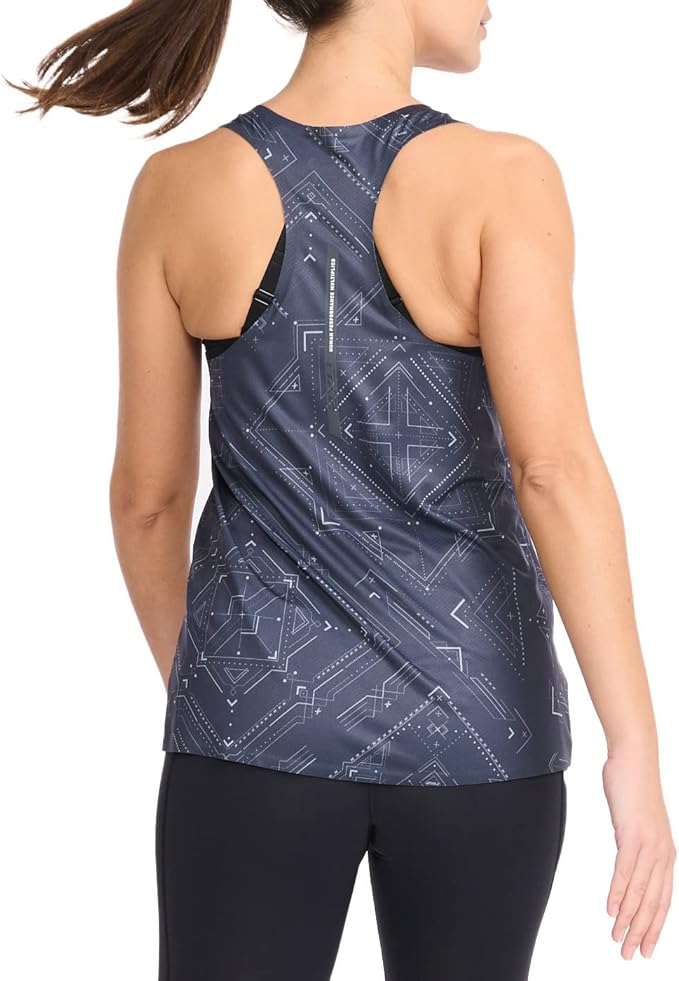 2XU Light Speed Tech Singlet, Damen, Tech Bandana/Ink Reflective