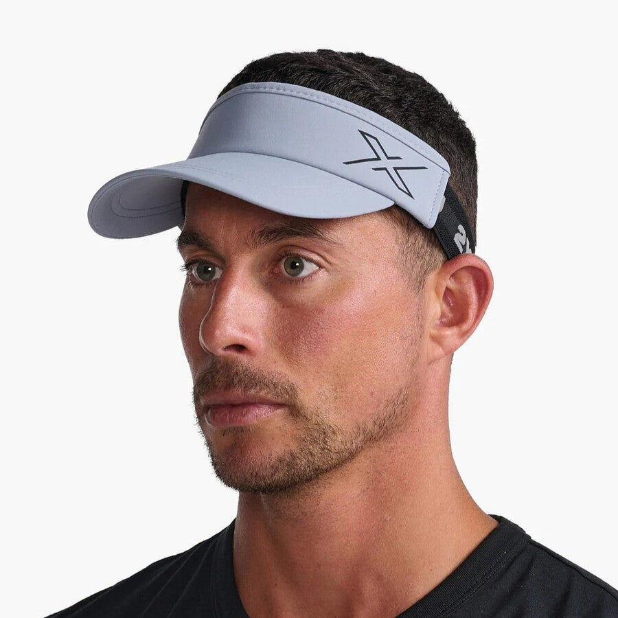 2XU Performance Visor, Unisex, weathervane/black