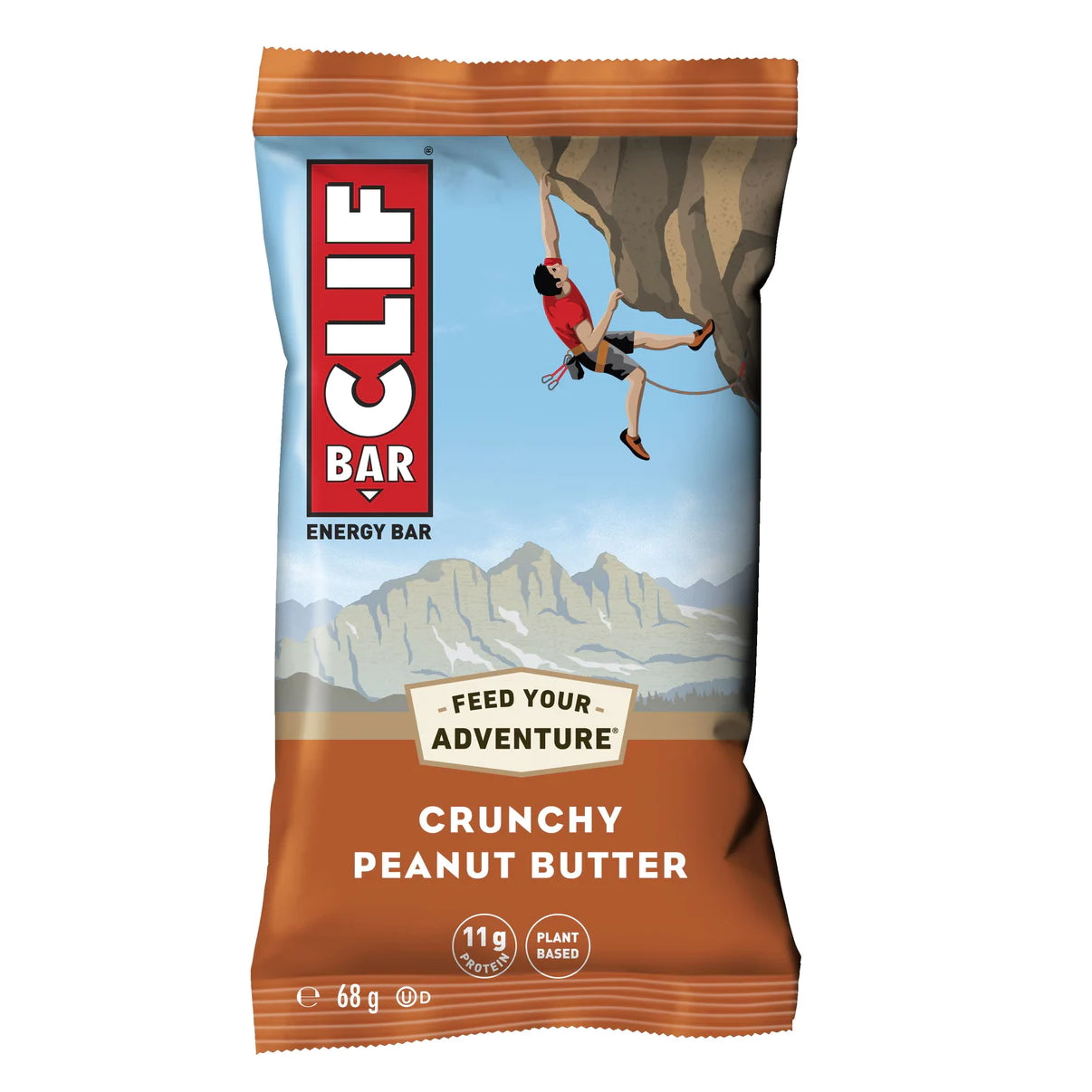 CLIF BAR Energie Riegel, Crunchy Peanut Butter, 68g