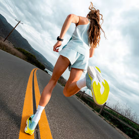 Tragebild beim Laufen Frau